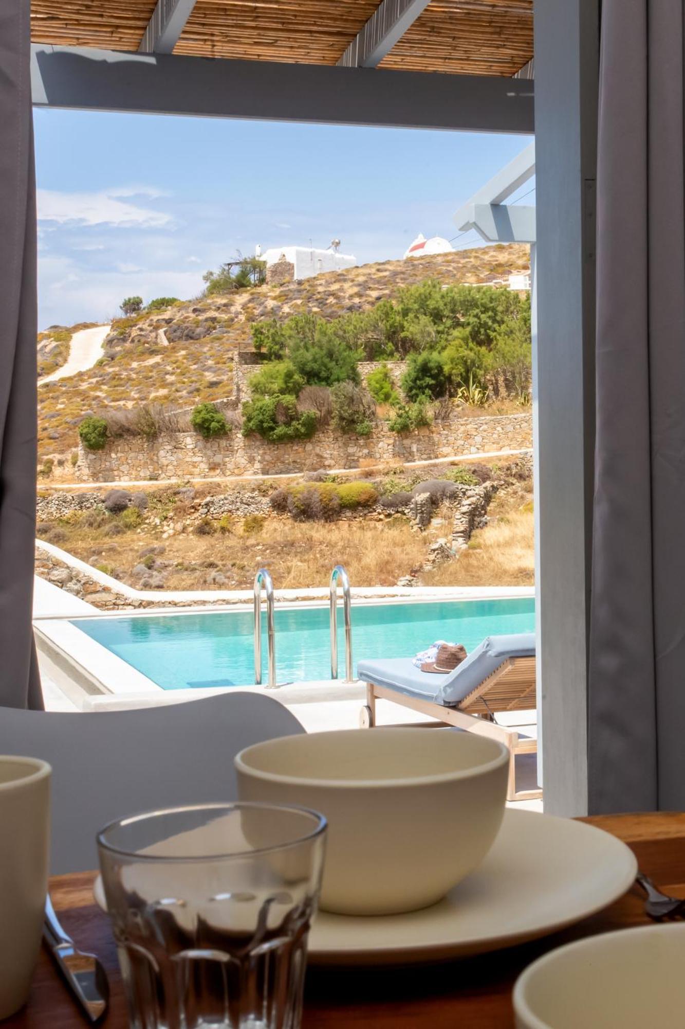 Terra White Seaview Pool Apartments & Suites Mykonos Town Exterior photo